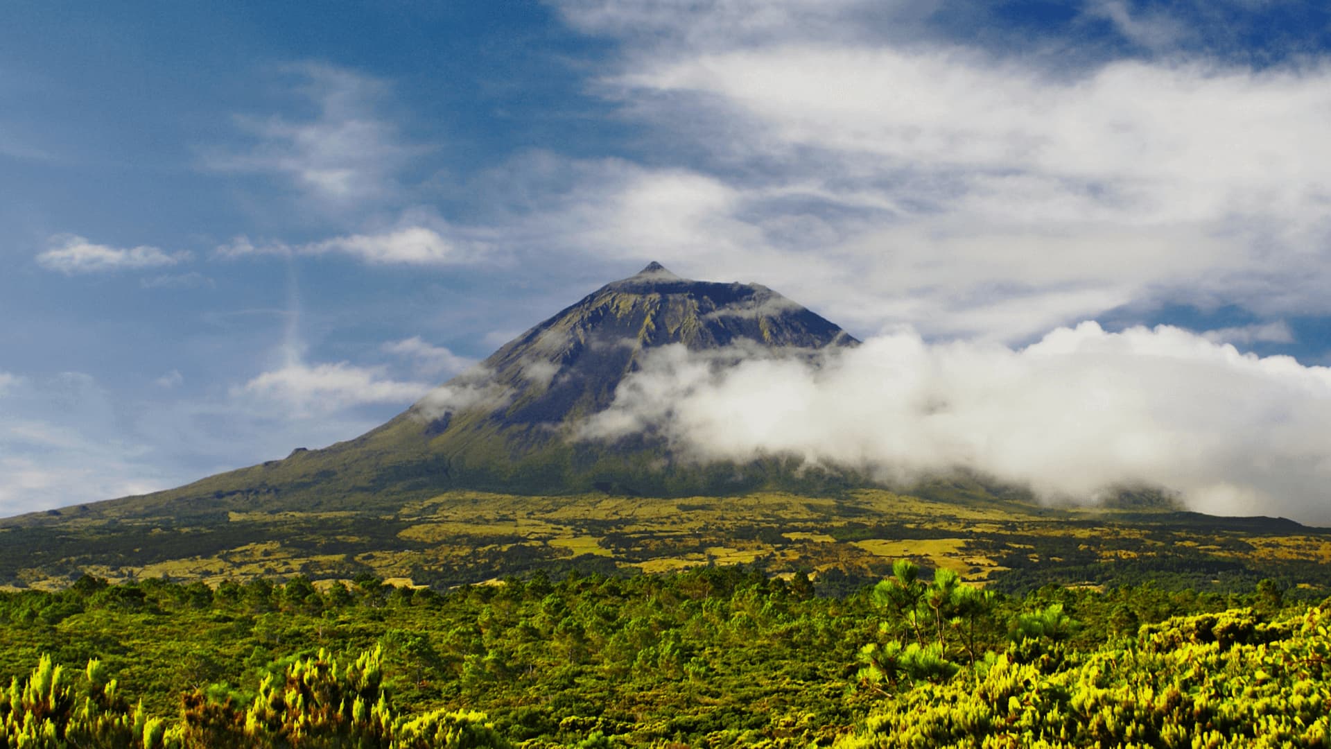 pico island - mountain